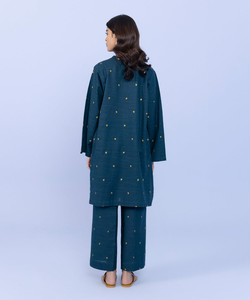 Sapphire - 2 Piece - Embroidered Khaddar Suit