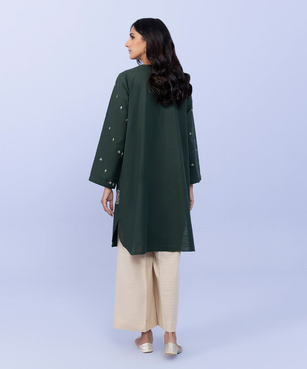Sapphire - Embroidered Khaddar Shirt