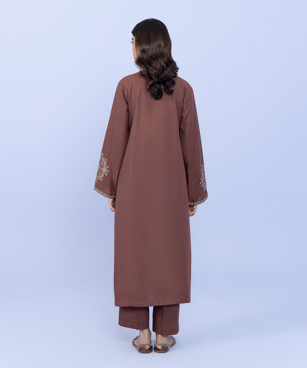 Sapphire - 2 Piece - Embroidered Khaddar Suit