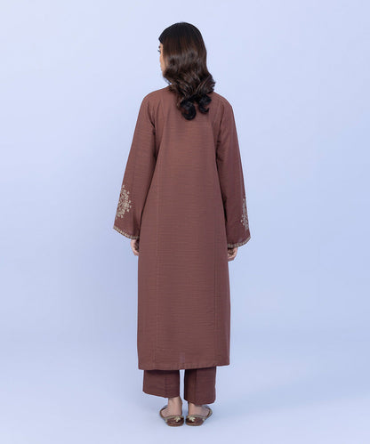 Sapphire - 2 Piece - Embroidered Khaddar Suit