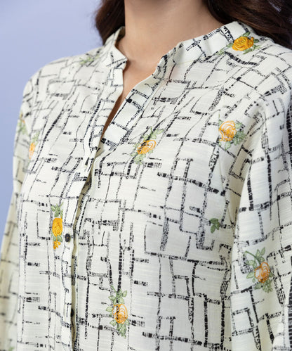 Sapphire - Embroidered Khaddar Shirt