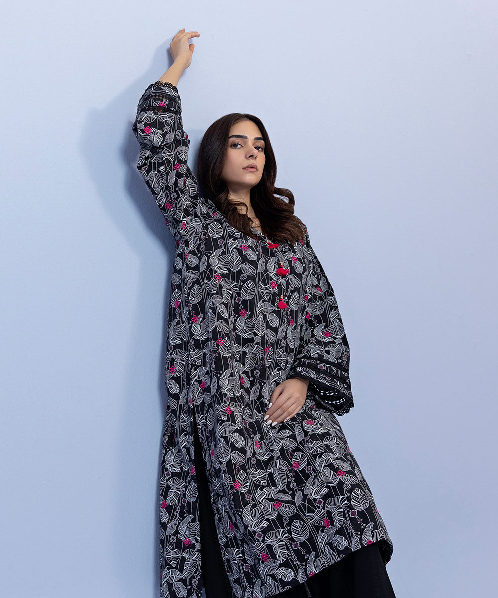 Sapphire - Embroidered Khaddar Shirt