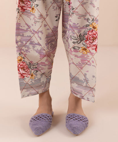 Sapphire - 2 Piece - Printed Karandi Suit