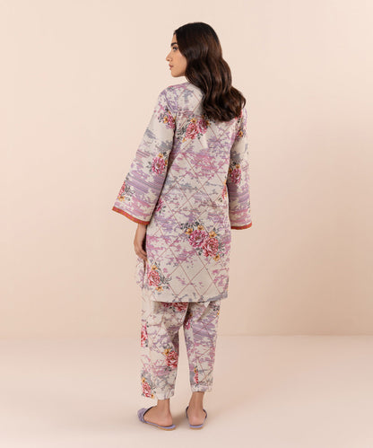 Sapphire - 2 Piece - Printed Karandi Suit