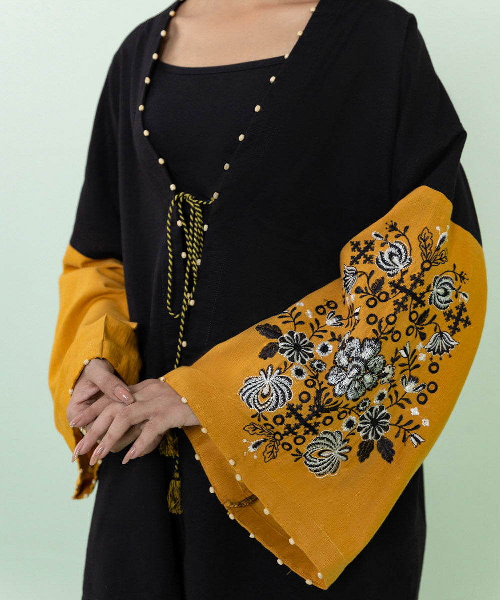 Sapphire - Embroidered Khaddar Jacket