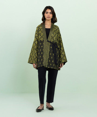 Sapphire - Embroidered Khaddar Jacket