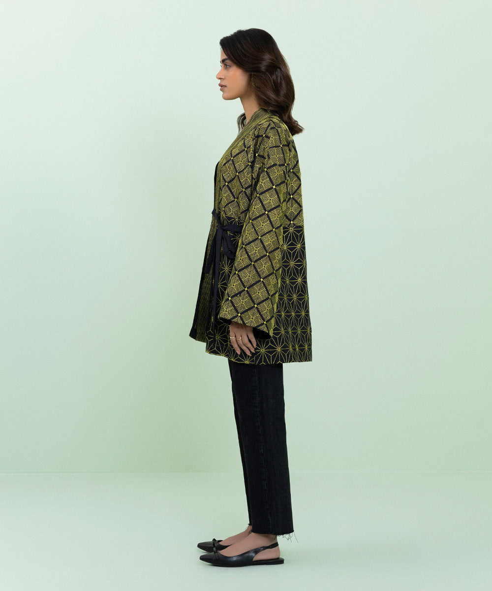 Sapphire - Embroidered Khaddar Jacket