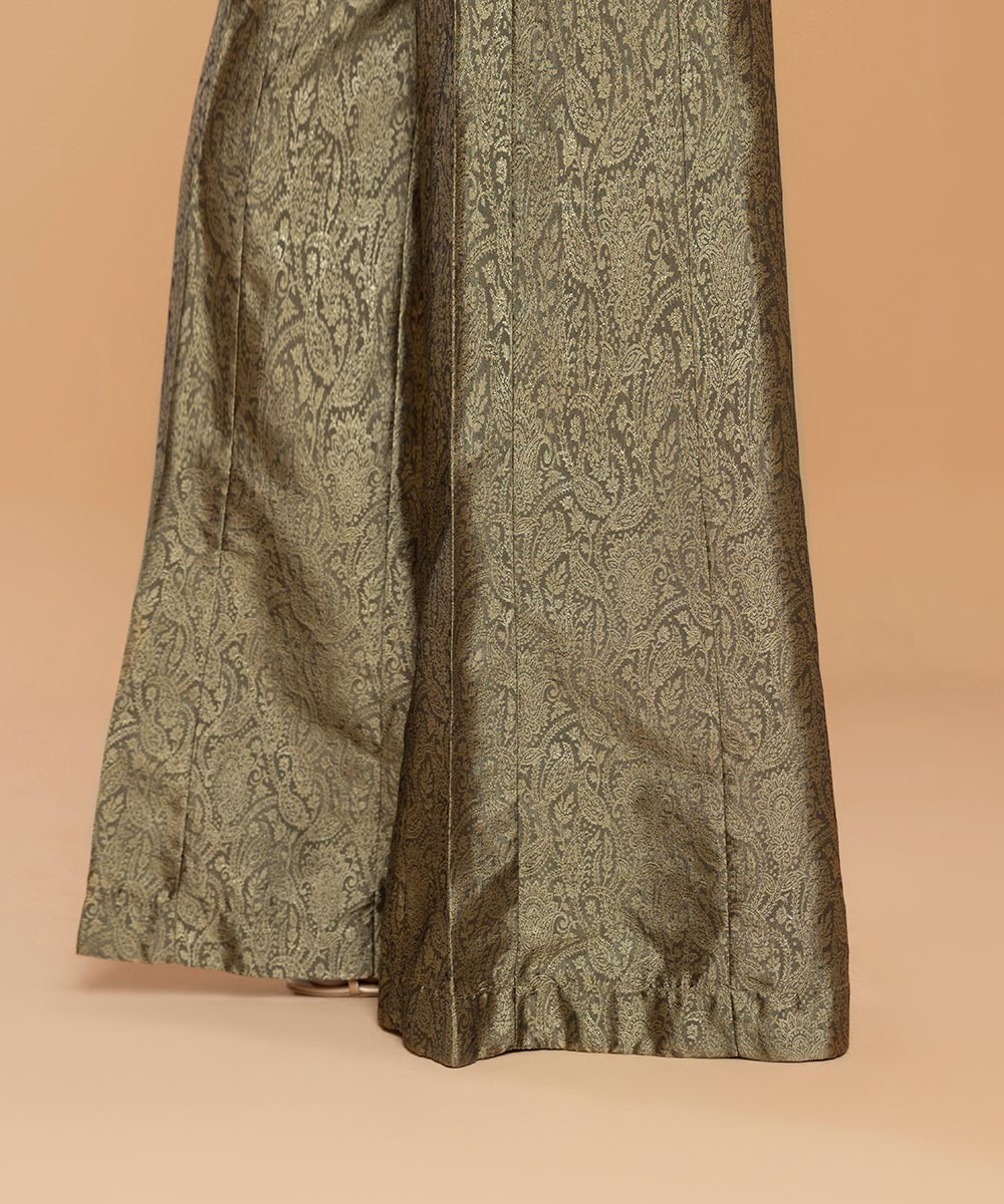 Sapphire - Panelled Jacquard Sharara