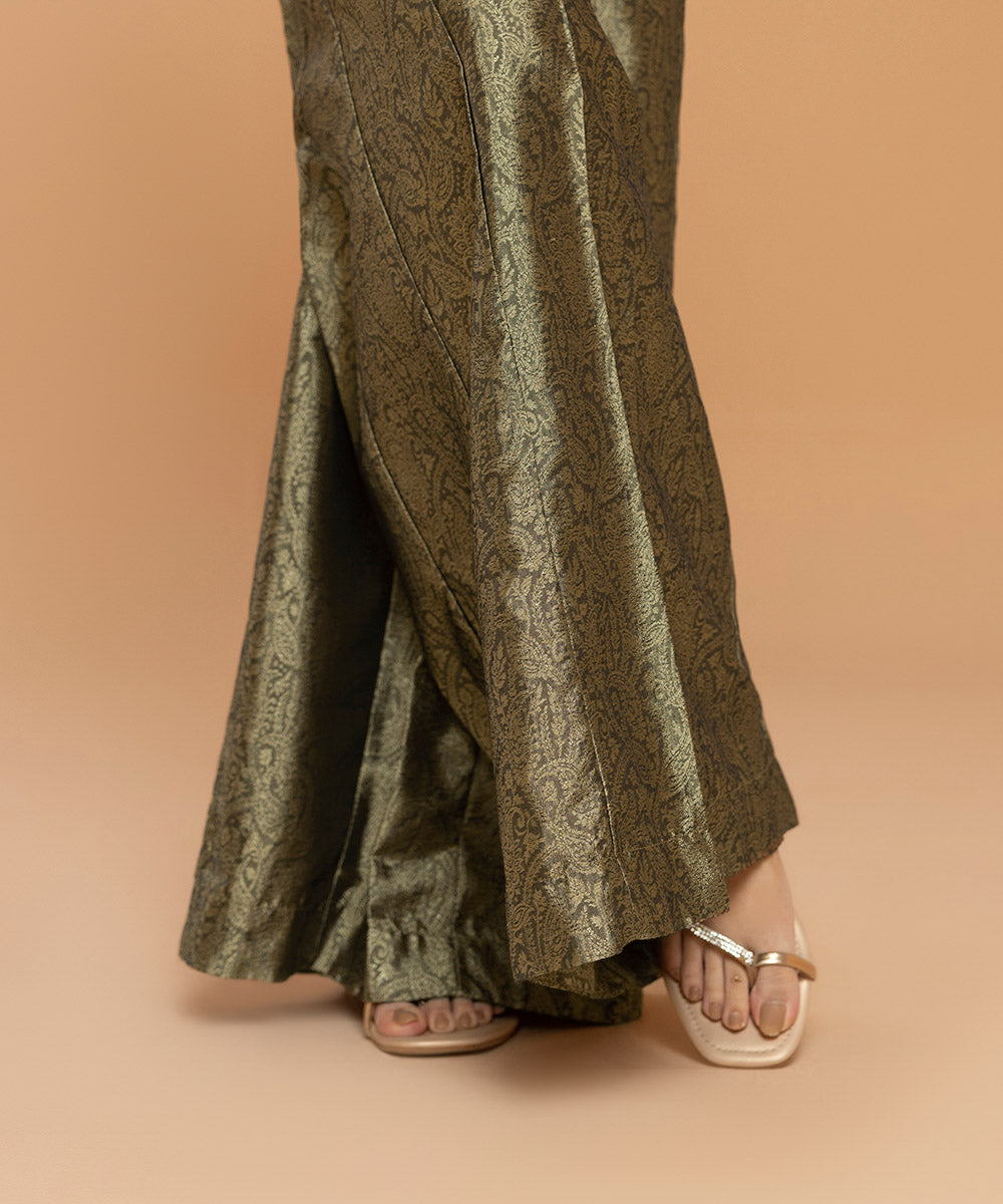 Sapphire - Panelled Jacquard Sharara