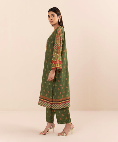 Sapphire - 2 Piece - Embellished Silk Suit