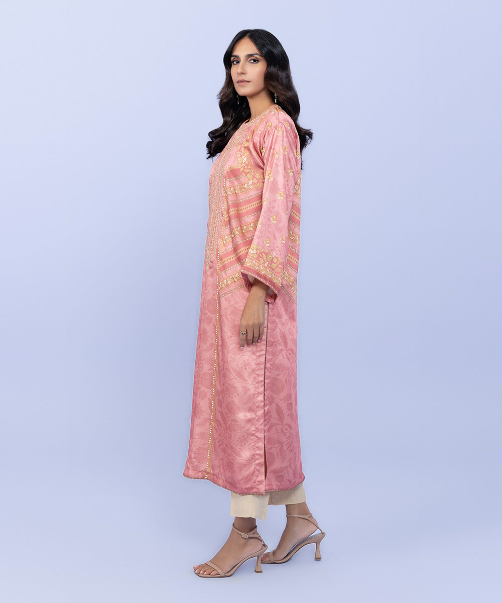 Sapphire - Embroidered Silk Shirt