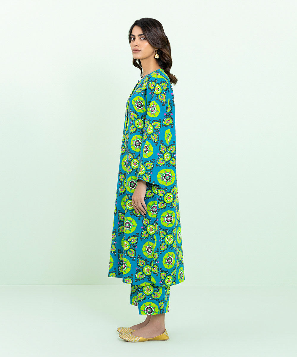 Sapphire - Printed Khaddar Shirt