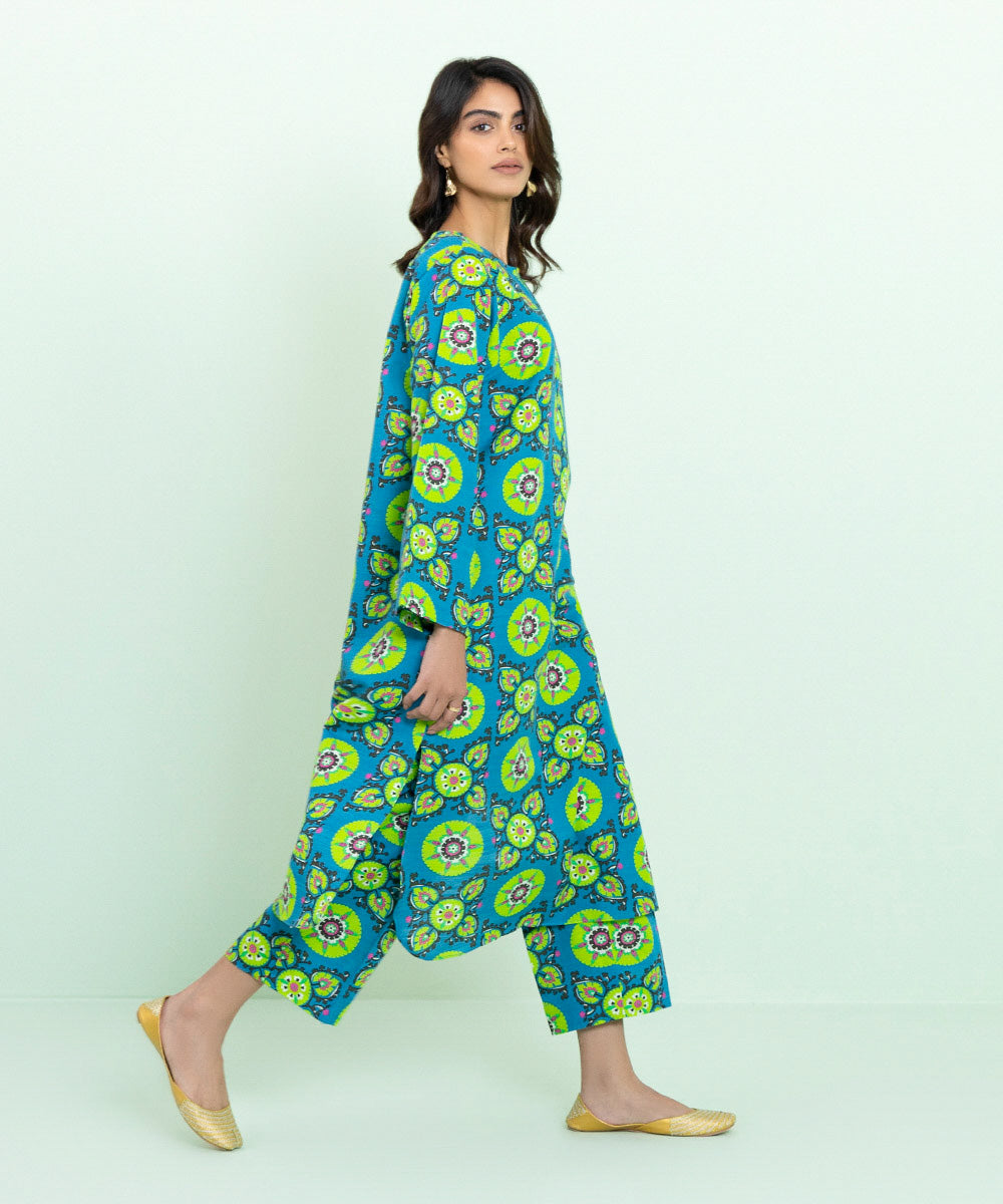 Sapphire - Printed Khaddar Shirt