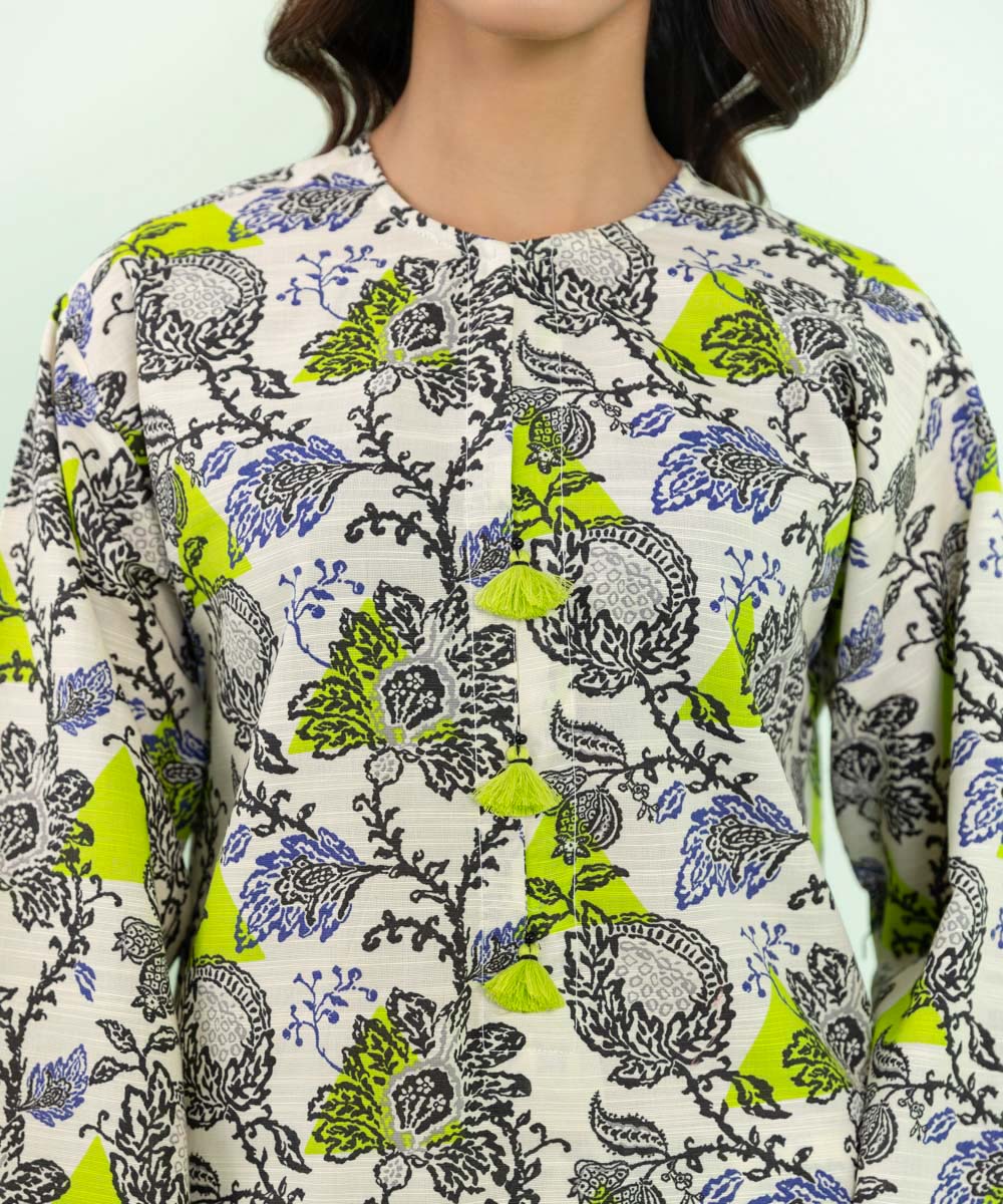 Sapphire - Printed Khaddar Shirt