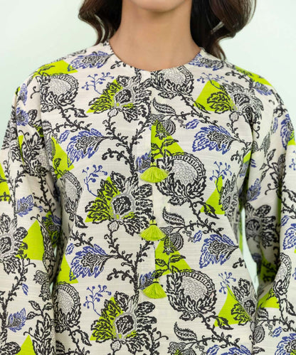 Sapphire - Printed Khaddar Shirt