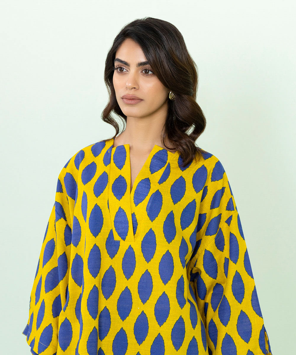 Sapphire - Printed Khaddar Shirt