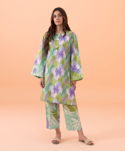 Sapphire - Printed Lawn Shirt
