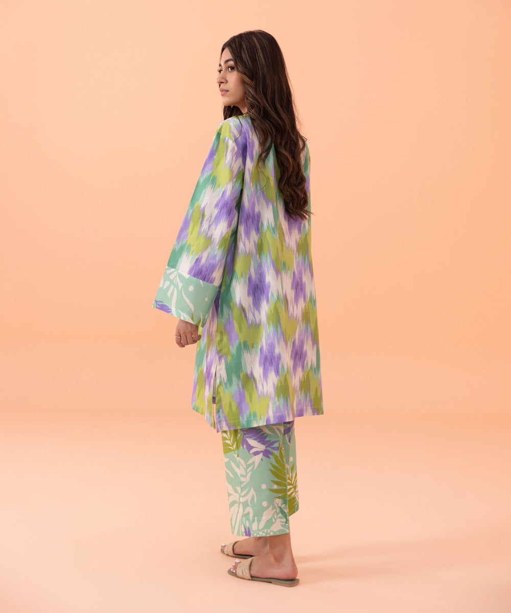 Sapphire - Printed Lawn Shirt