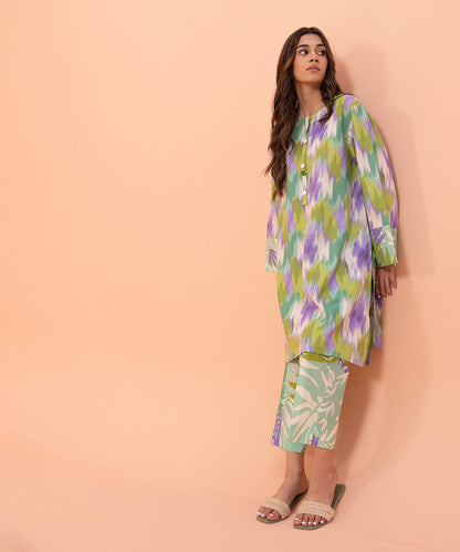 Sapphire - Printed Lawn Shirt