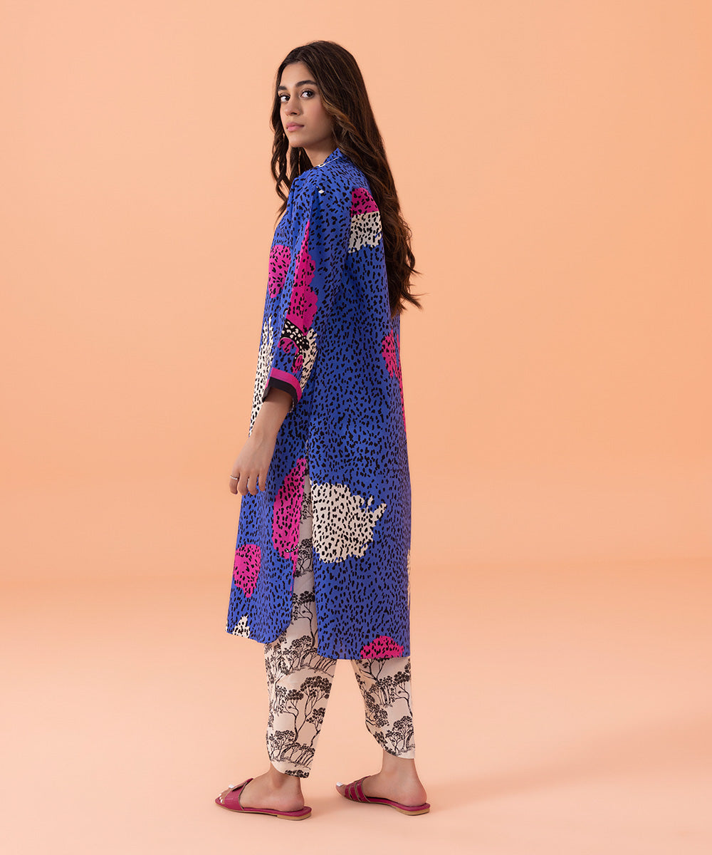 Sapphire - Printed Lawn Shirt