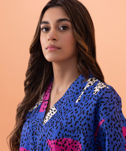 Sapphire - Printed Lawn Shirt