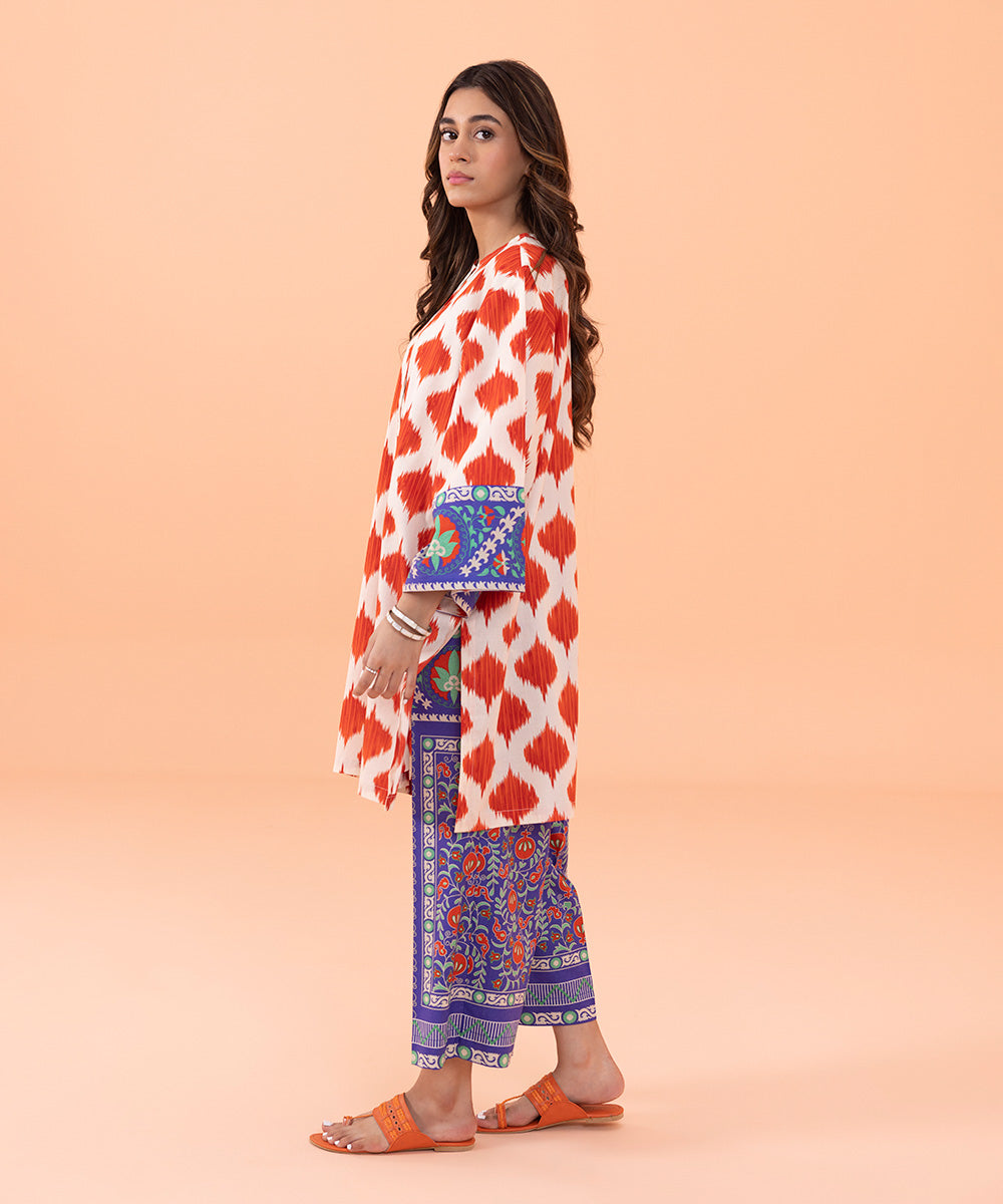 Sapphire - Printed Lawn Shirt