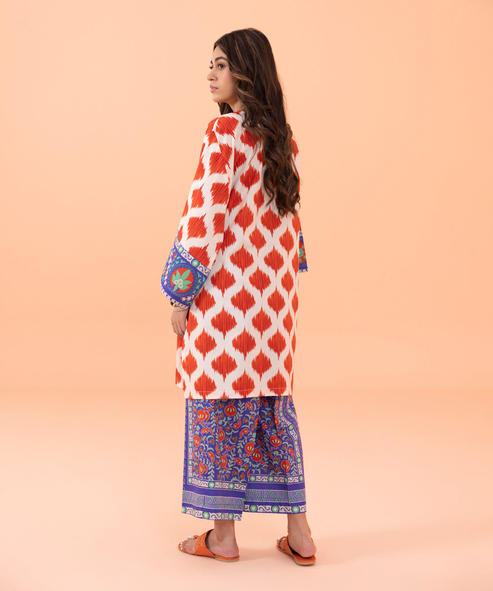 Sapphire - Printed Lawn Shirt