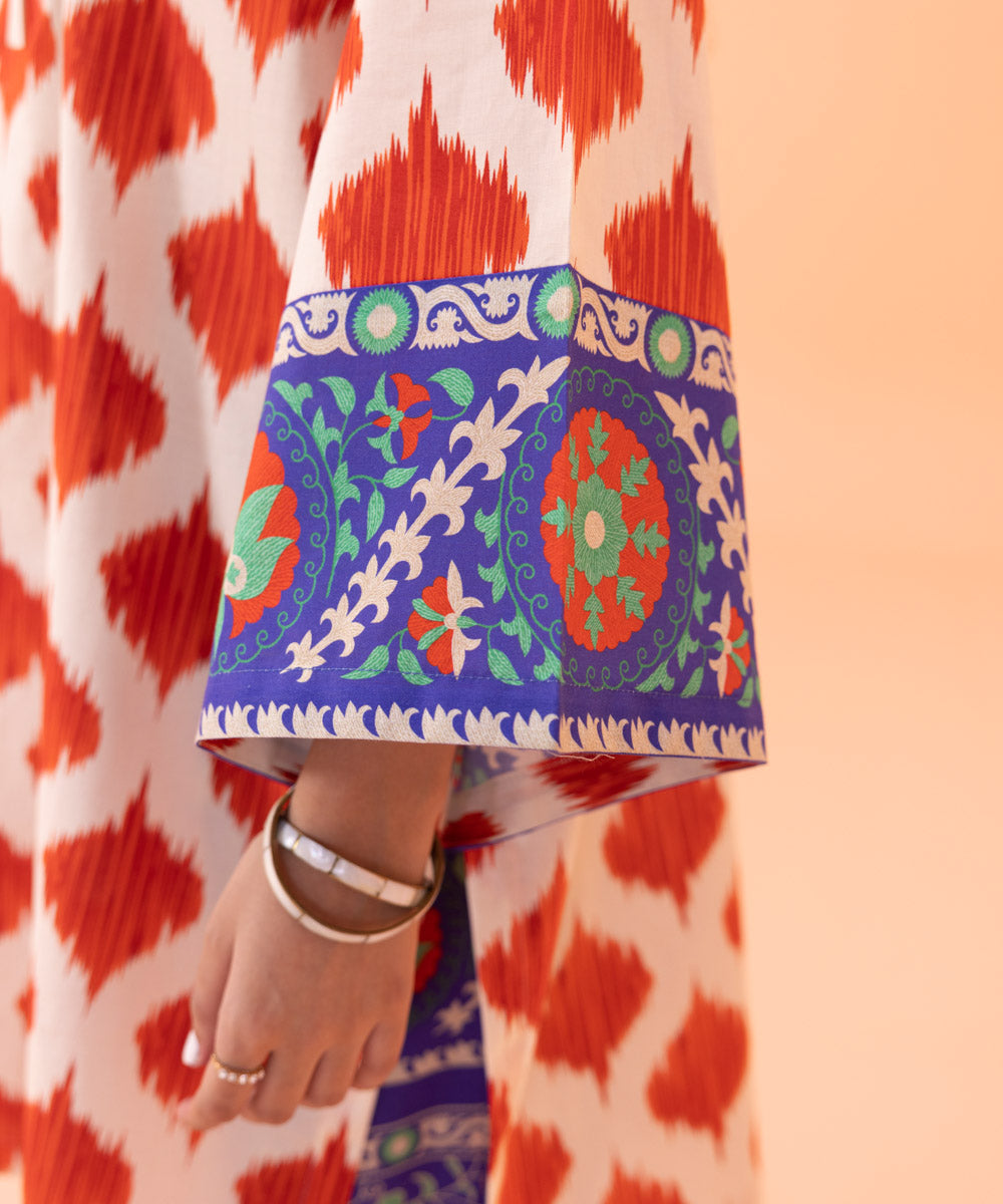 Sapphire - Printed Lawn Shirt