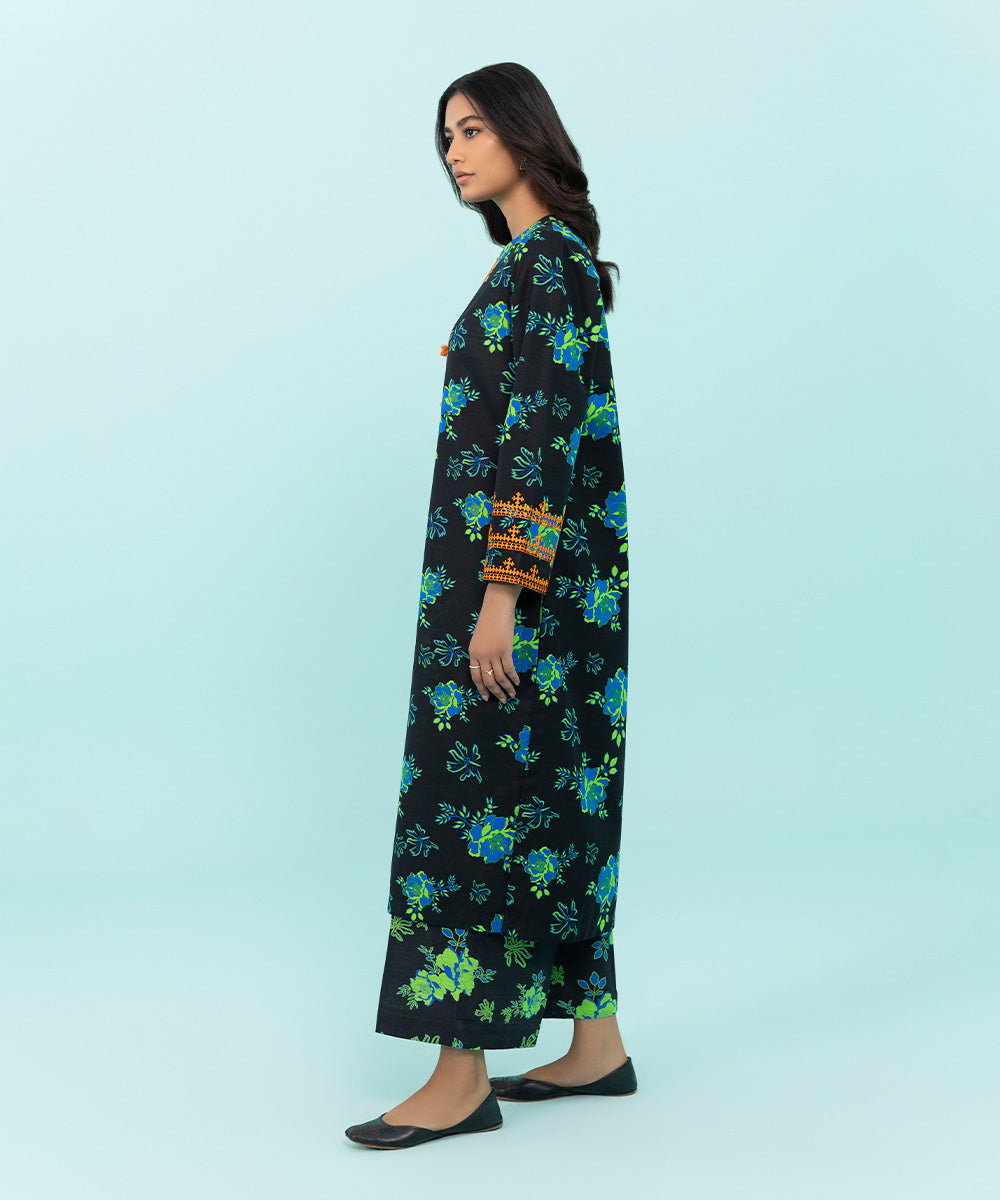Sapphire - Embroidered Khaddar Shirt