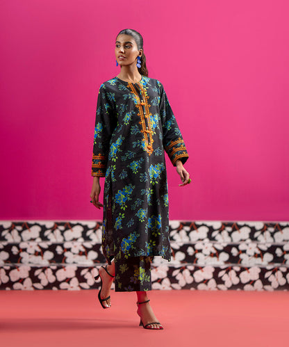 Sapphire - Embroidered Khaddar Shirt