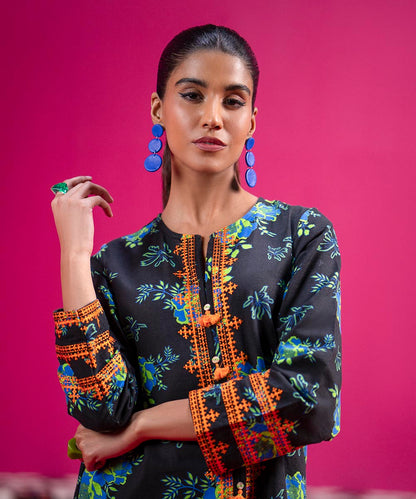 Sapphire - Embroidered Khaddar Shirt