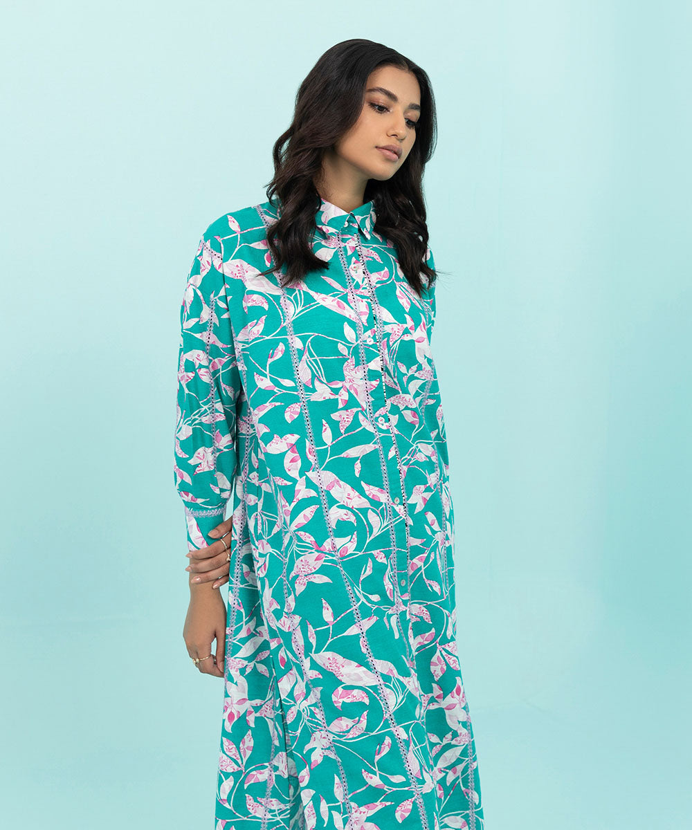 Sapphire - Embroidered Khaddar Shirt