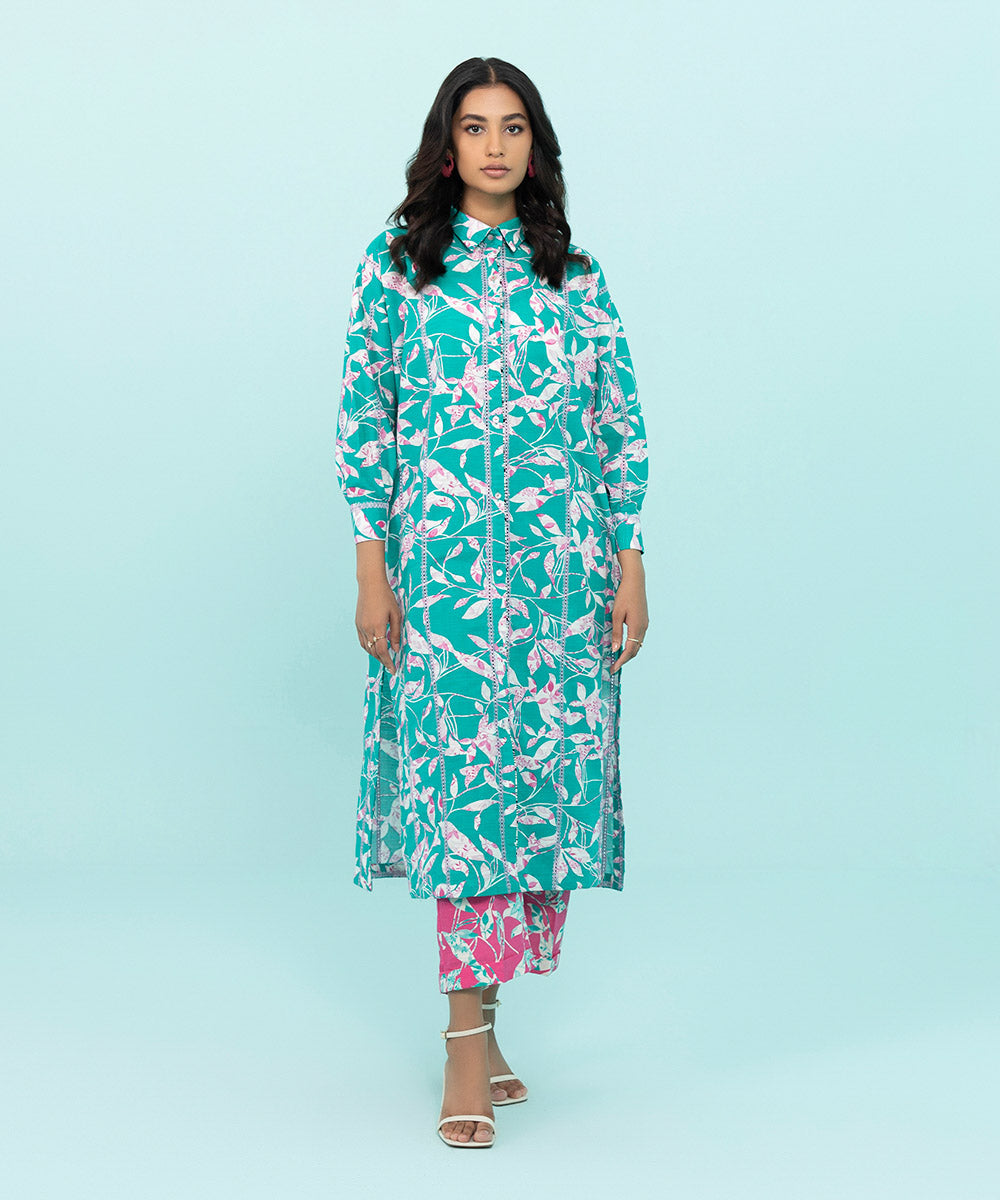 Sapphire - Embroidered Khaddar Shirt