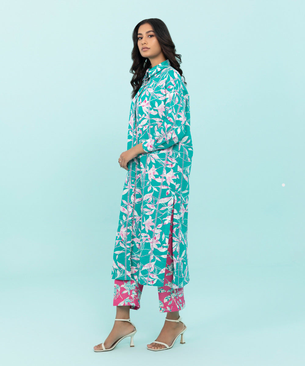 Sapphire - Embroidered Khaddar Shirt
