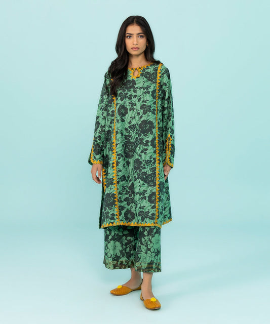 Sapphire - Embroidered Khaddar Shirt