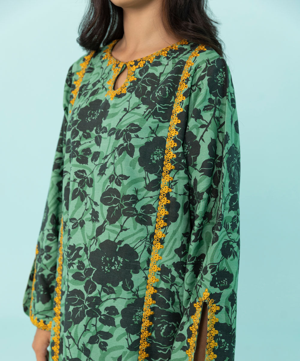 Sapphire - Embroidered Khaddar Shirt