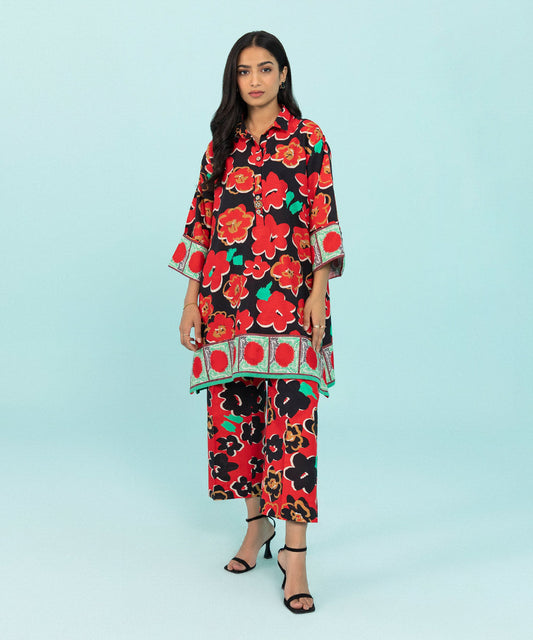 Sapphire - Printed Khaddar Shirt