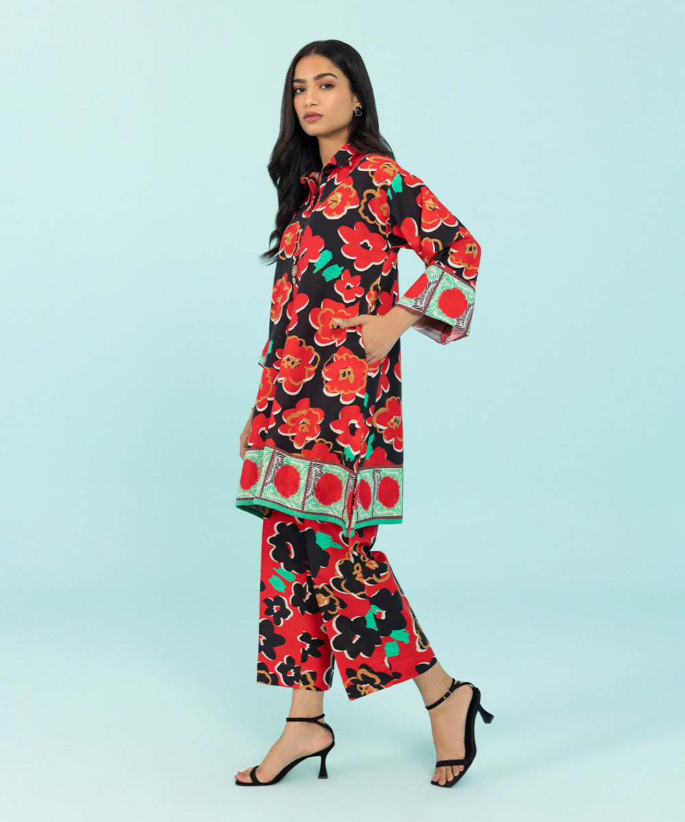 Sapphire - Printed Khaddar Shirt