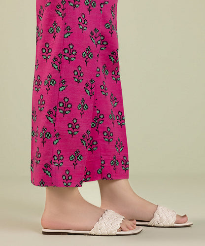 Sapphire - Printed Khaddar Straight Pants