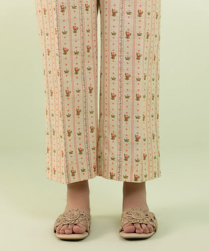 Sapphire - Printed Khaddar Straight Pants