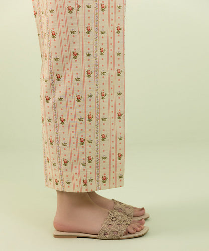 Sapphire - Printed Khaddar Straight Pants