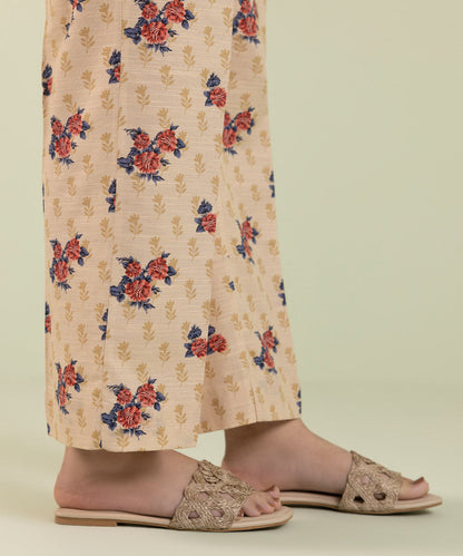 Sapphire - Printed Khaddar Straight Pants