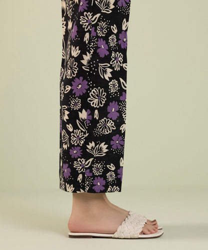 Sapphire - Printed Khaddar Straight Pants
