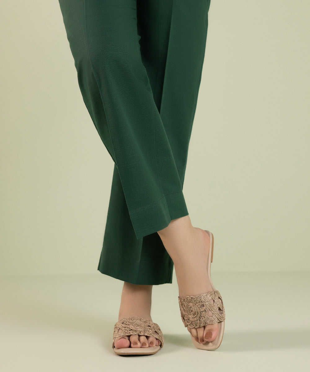 Sapphire - Khaddar Straight Pants