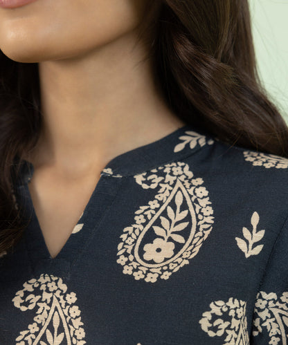 Sapphire - Printed Khaddar Shirt