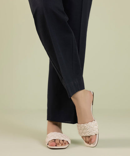 Sapphire - Khaddar Straight Pants