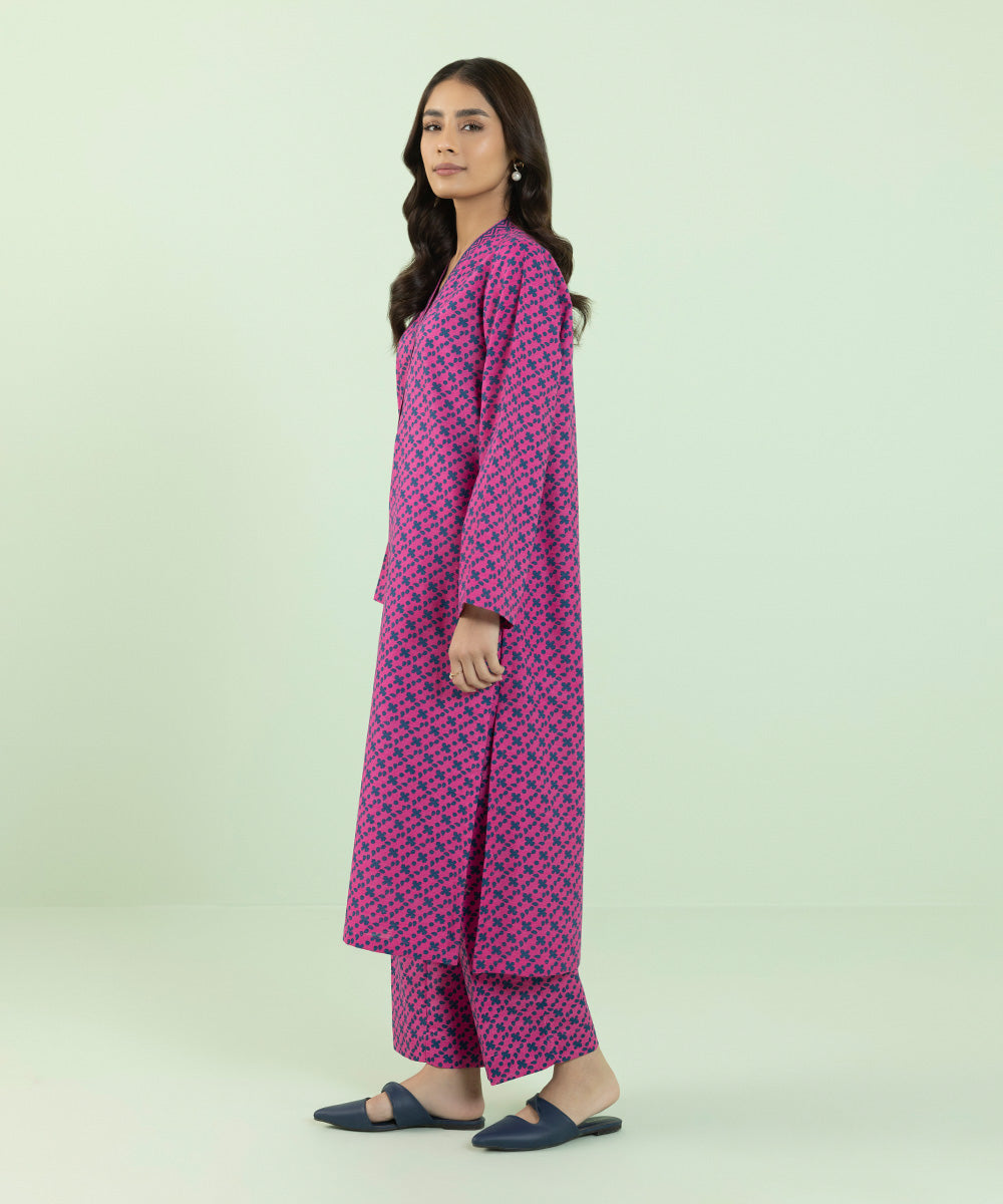 Sapphire - Printed Khaddar Shirt