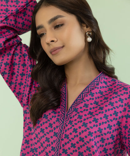 Sapphire - Printed Khaddar Shirt