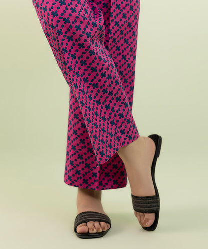 Sapphire - Printed Khaddar Straight Pants