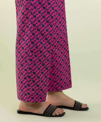 Sapphire - Printed Khaddar Straight Pants